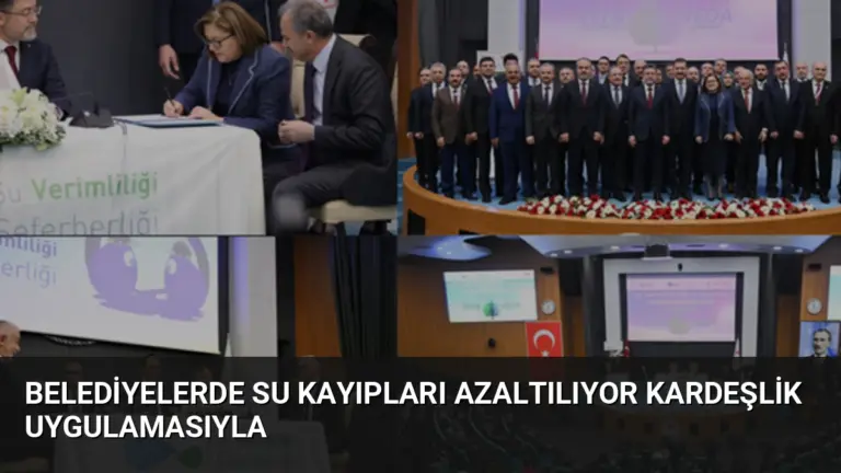 Belediyelerde Su Kayıpları Azaltılıyor Kardeşlik Uygulamasıyla