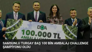 Samsunlu Turgay Baş 100 Bin Ambalaj Challenge Şampiyonu Oldu
