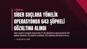 Siber Suçlara Yönelik Operasyonda 643 Şüpheli Gözaltına Alındı