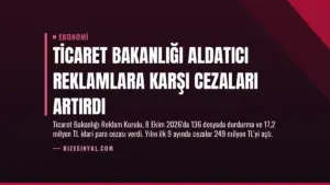 Ticaret Bakanlığı Aldatıcı Reklamlara Karşı Cezaları Artırdı